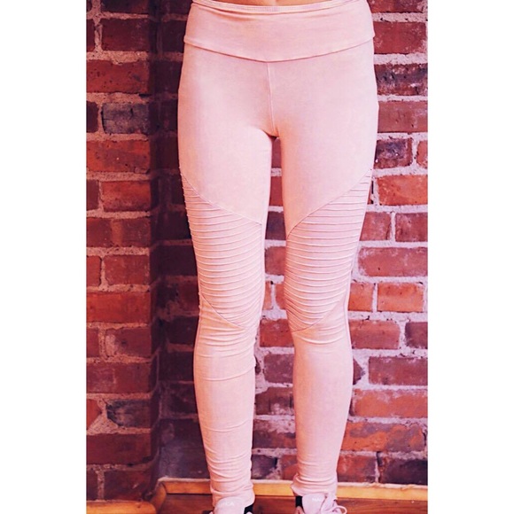 Blush moto leggings - Picture 2 of 5